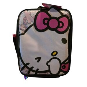 Hello Kitty Insulated Lunch Tote Bag Pink‎ Insulated Girls Kids Sanrio New